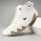 Eric Chaussures en Cuir à Lacets pour Homme – Baskets de Bureau Respirantes et Confortables pour Tous les Jours