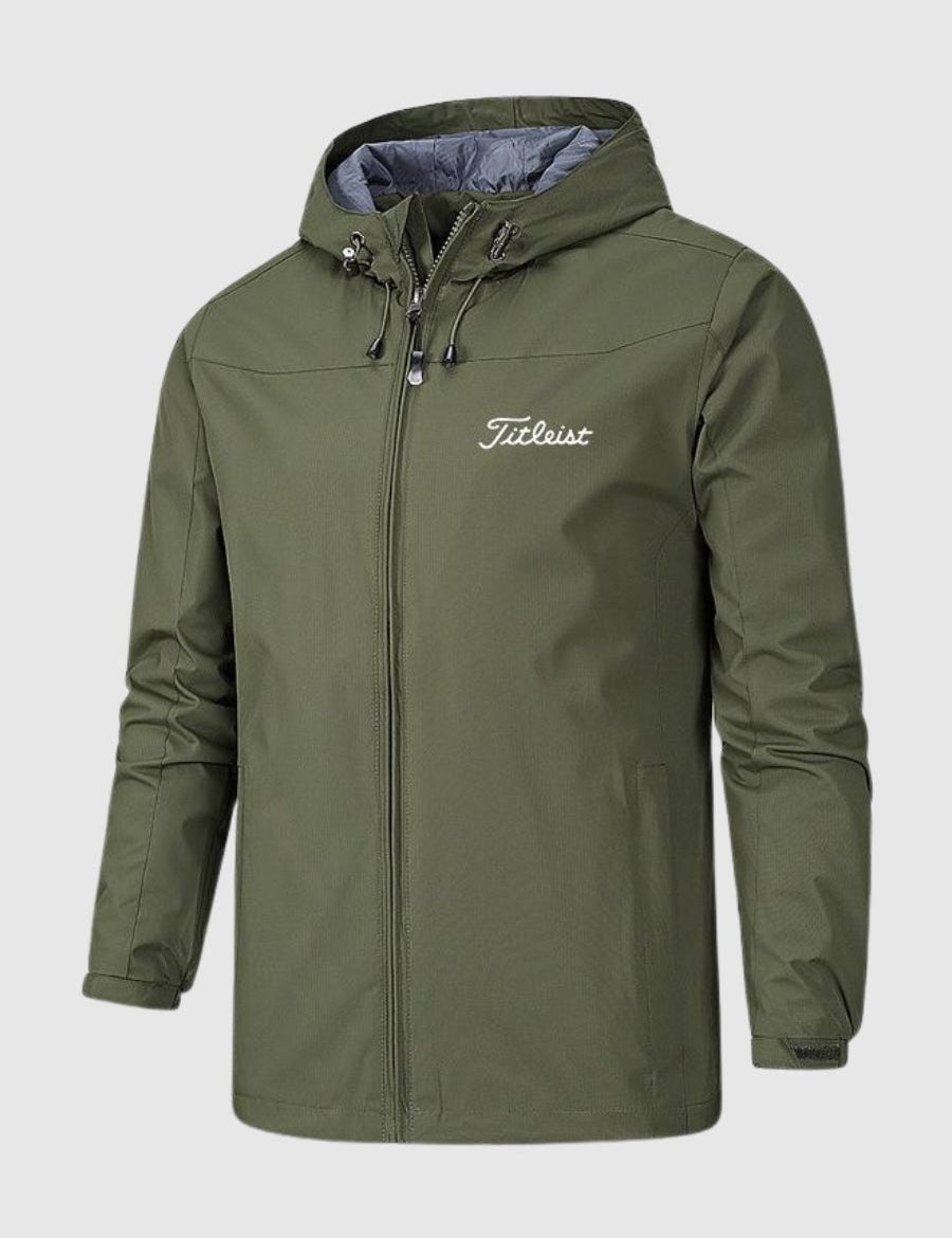 Pierre Homme Veste Sportive – Veste Imperméable en Nylon Léger & Résistant au Quotidien