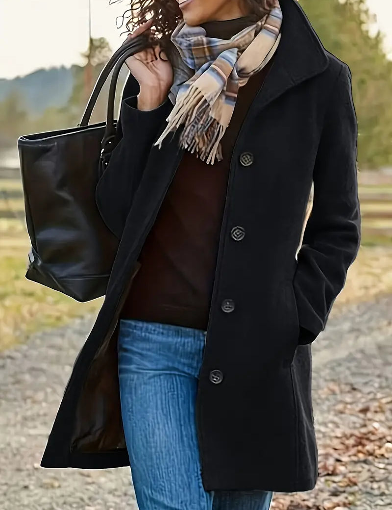 Brianna Manteau Femme – Manteau d’Hiver Élégant avec Doublure Chaude & Coupe Féminine