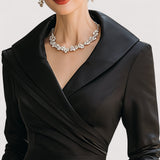 Lorenza™ | Robe Midi en Satin