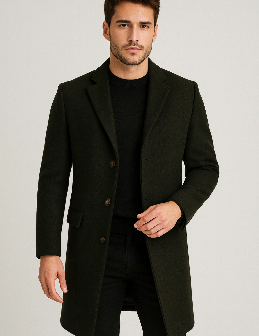 Renji Veste Homme Minimaliste – Veste Japonaise Moderne Polyvalente Toutes Saisons