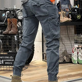 David Pantalon Homme – Pantalon Cargo Stretch avec Spandex Confortable & Polyvalent