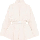 Katie Doudoune Femme Chic – Ceinturée, Col Montant & Isolation Chaude pour l’Hiver