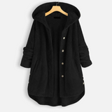Sopia Veste Polaire Femme à Capuche – Fleece Plush, Coupe Oversize & Style Casual Chic
