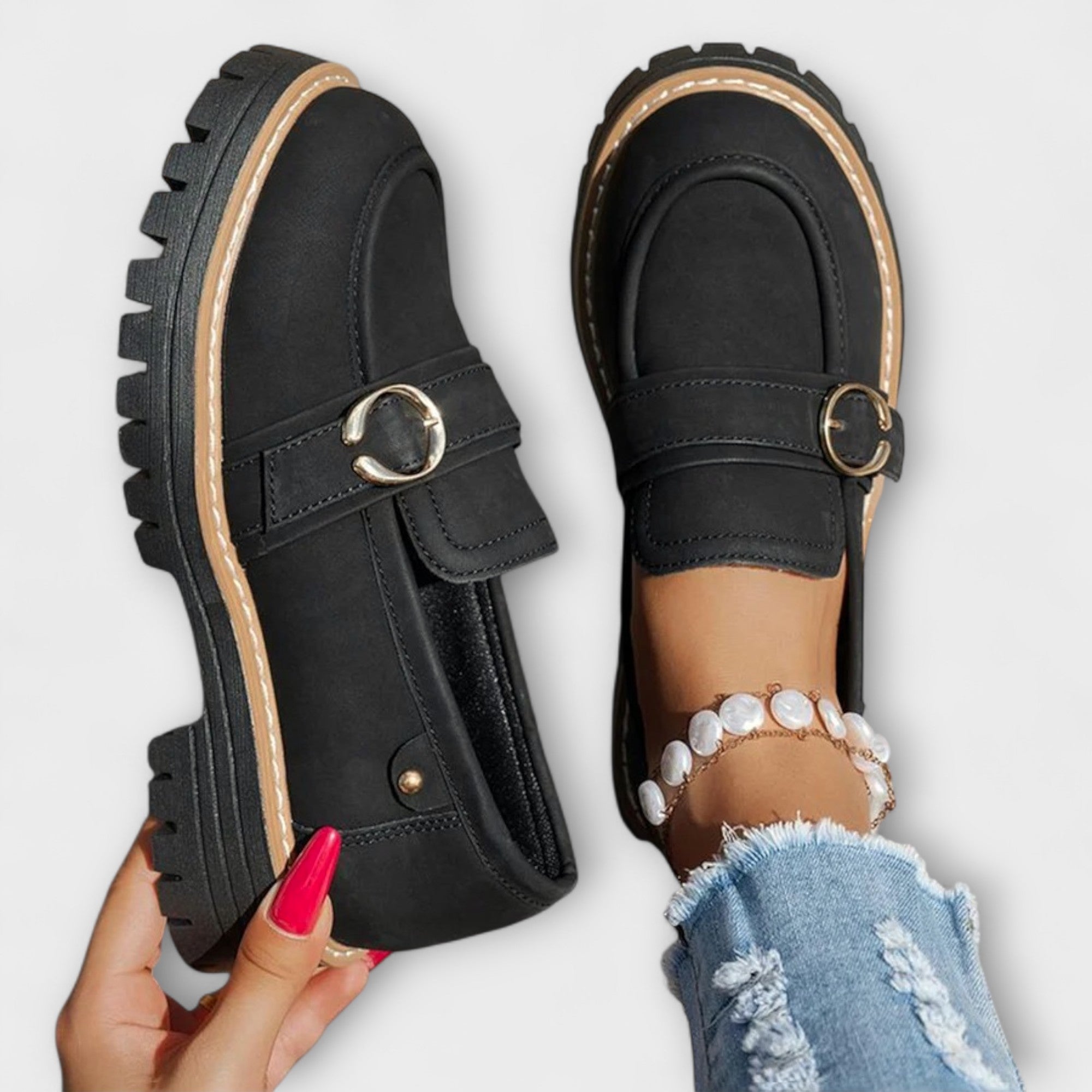 Lora™ | Mocassins Décontractés à Bout Rond - vue 15