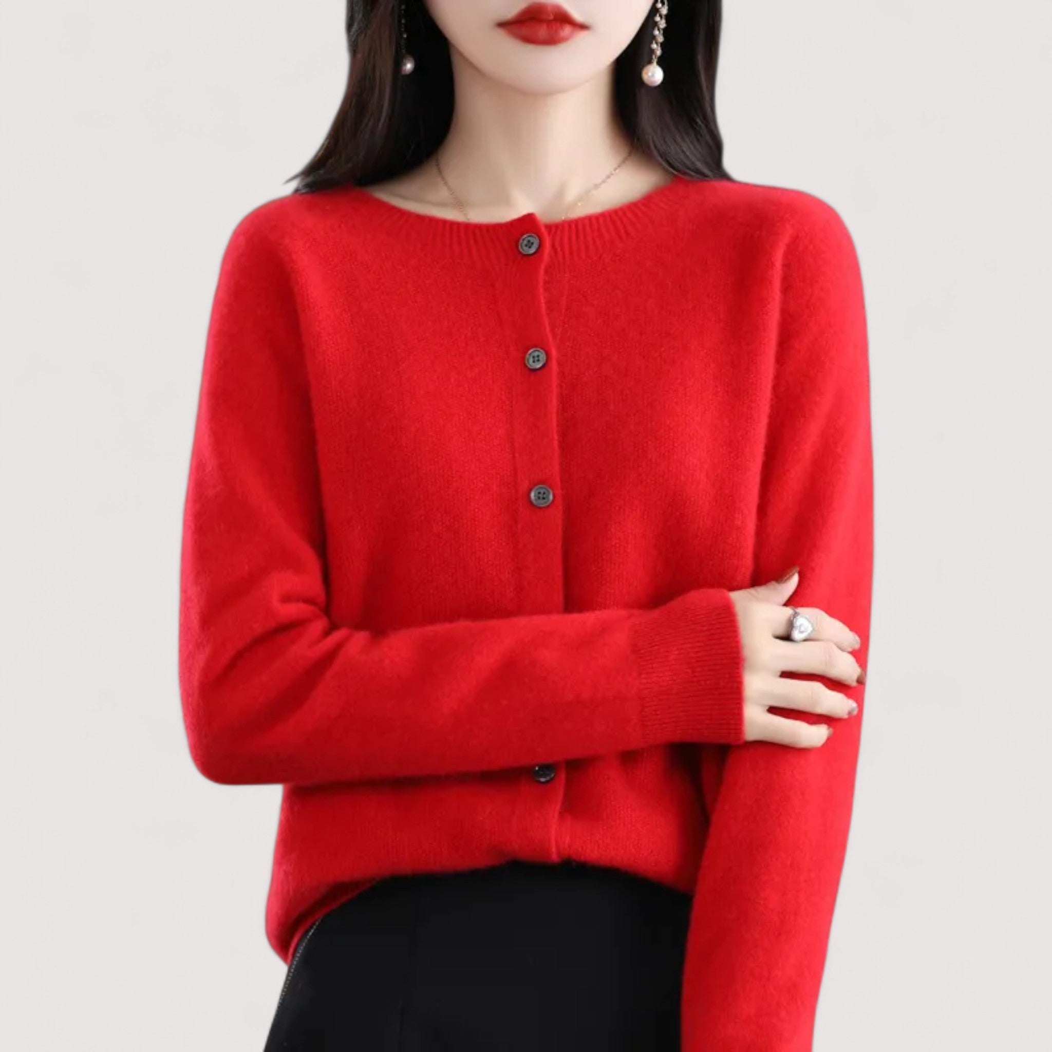 Darija™ – Veste en tricot douce avec des boutons