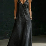 Vera - robe longue en denim boutonnée pour femme - vue 6