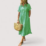 Rea™ | Robe chemise à rayures