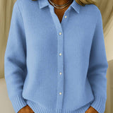 Maeve™ | Cardigan Classique Boutonné en Maille