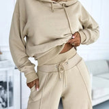 Aurora Ensemble Femme 2 Pièces – Tenue Décontractée à Coupe Ample avec Haut & Pantalon Assortis