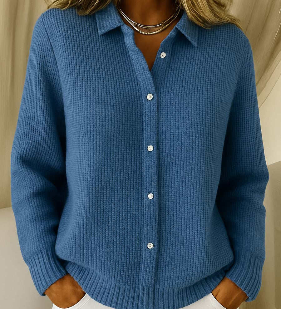 Maeve™ | Cardigan Classique Boutonné en Maille