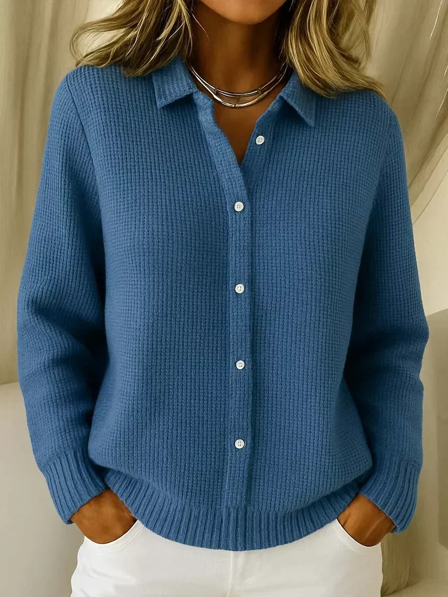 Catherine - gilet en tricot structuré avec boutons, autre vue