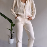 Elodie Ensemble Hiver Femme – Tenue Chaude Deux-Pièces avec Tissu Doux & Style Élégant