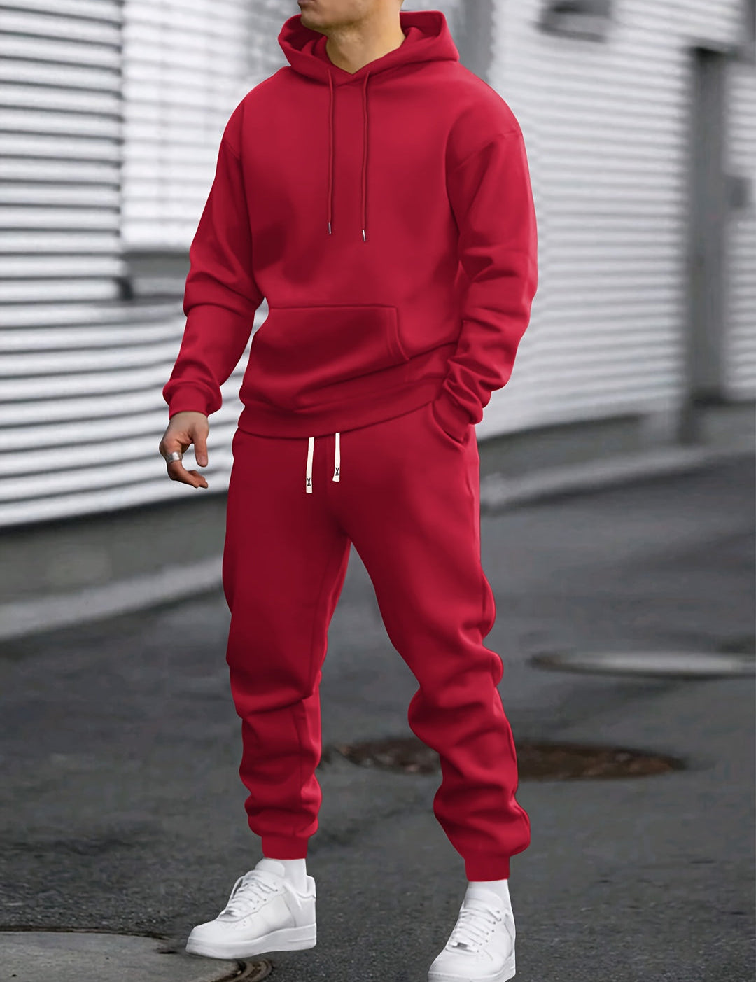 Henry Ensemble Sport Homme Hoodie & Jogging – Polyester Respirant Regular Fit Casual & Sport