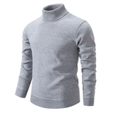 Tim Pull Col Roulé Homme – Pull Confortable en Poly-Coton Respirant au Style Intemporel