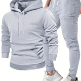 Henry Ensemble Sport Homme Hoodie & Jogging – Polyester Respirant Regular Fit Casual & Sport