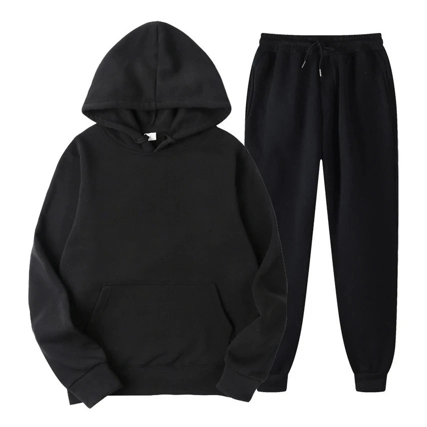 Zion Ensemble de jogging pour homme – Sweat à capuche premium & pantalon ajusté avec taille réglable & tissu respirant