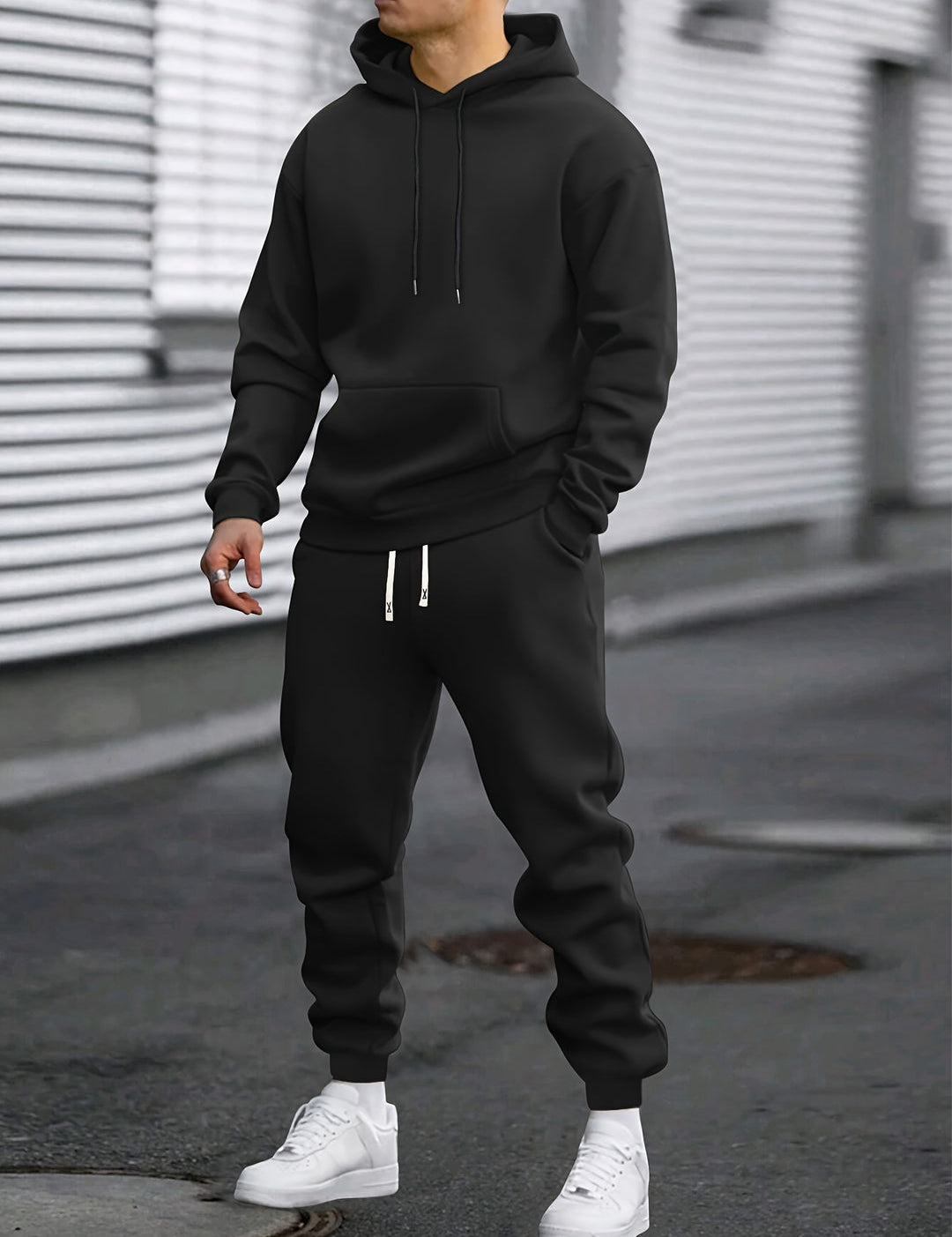 Henry Ensemble Sport Homme Hoodie & Jogging – Polyester Respirant Regular Fit Casual & Sport