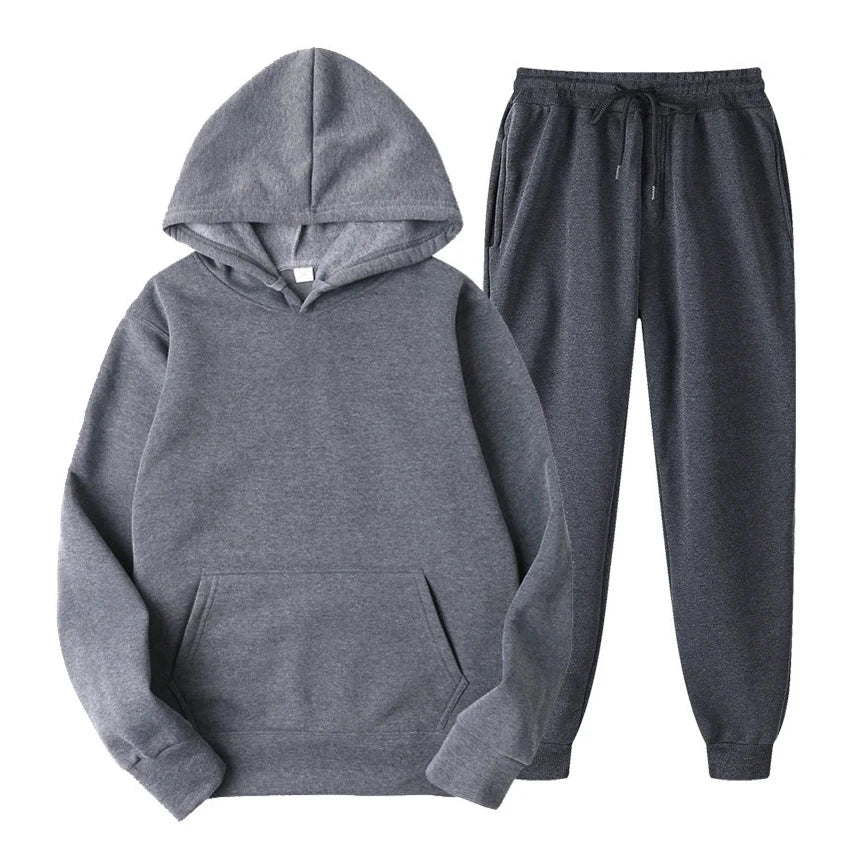 Zion Ensemble de jogging pour homme – Sweat à capuche premium & pantalon ajusté avec taille réglable & tissu respirant