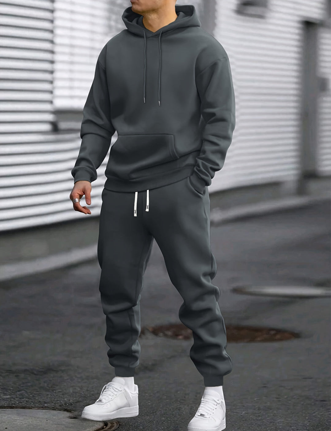 Henry Ensemble Sport Homme Hoodie & Jogging – Polyester Respirant Regular Fit Casual & Sport