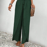 Henriette Pantalon Large Femme – Taille Haute, Coupe Flatteuse & Tissu Confortable