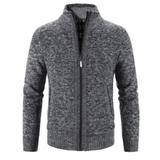 Hayden Cardigan Homme Col Montant – Veste Tricot Élégante & Confortable pour Hiver