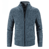Hayden Cardigan Homme Col Montant – Veste Tricot Élégante & Confortable pour Hiver
