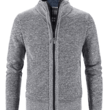 Hayden Cardigan Homme Col Montant – Veste Tricot Élégante & Confortable pour Hiver