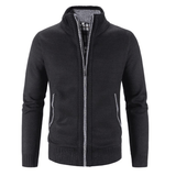 Hayden Cardigan Homme Col Montant – Veste Tricot Élégante & Confortable pour Hiver