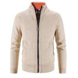 Hayden Cardigan Homme Col Montant – Veste Tricot Élégante & Confortable pour Hiver