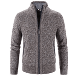 Hayden Cardigan Homme Col Montant – Veste Tricot Élégante & Confortable pour Hiver