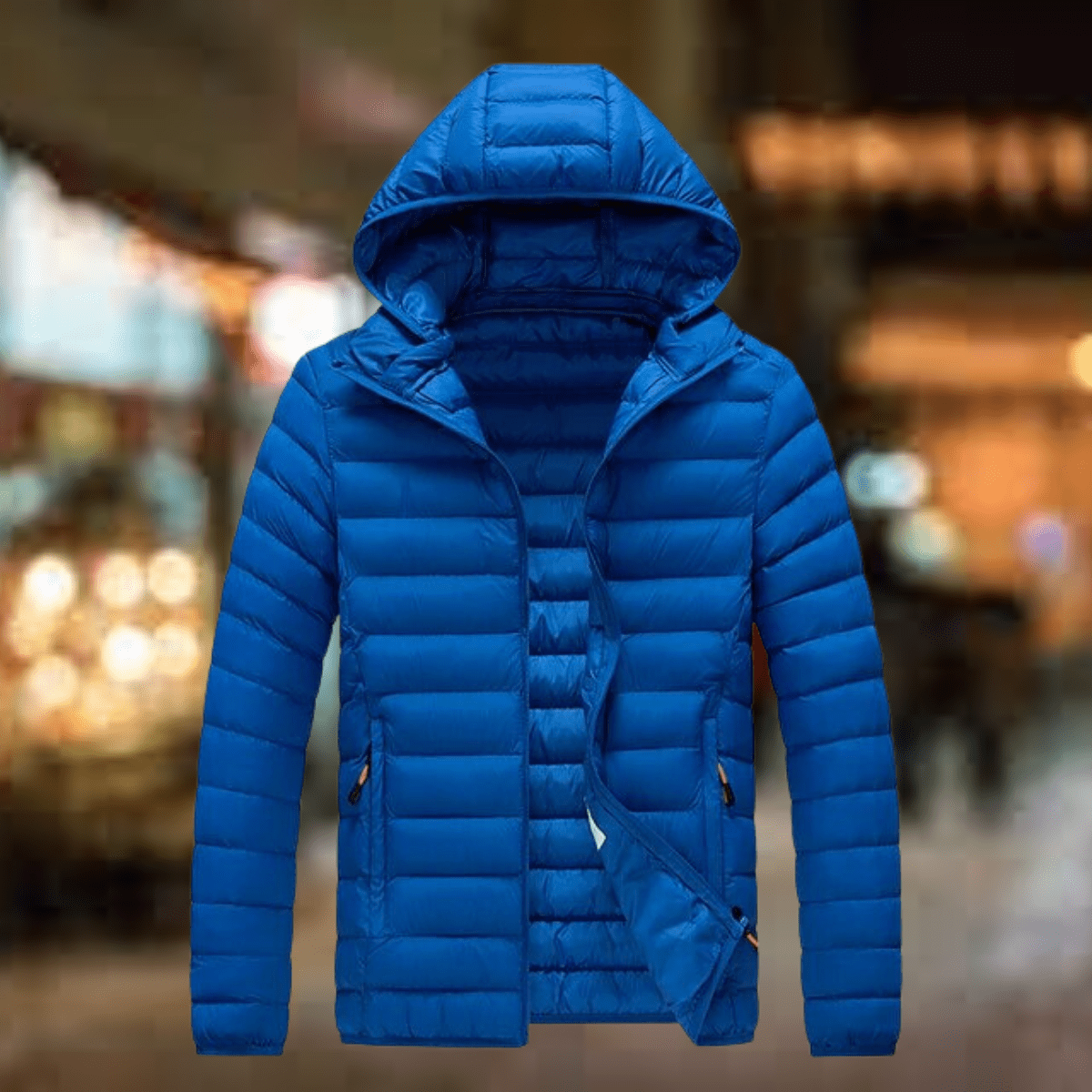 Liam Veste Matelassée Homme – Manteau Isolant avec Capuche et Coupe Relax