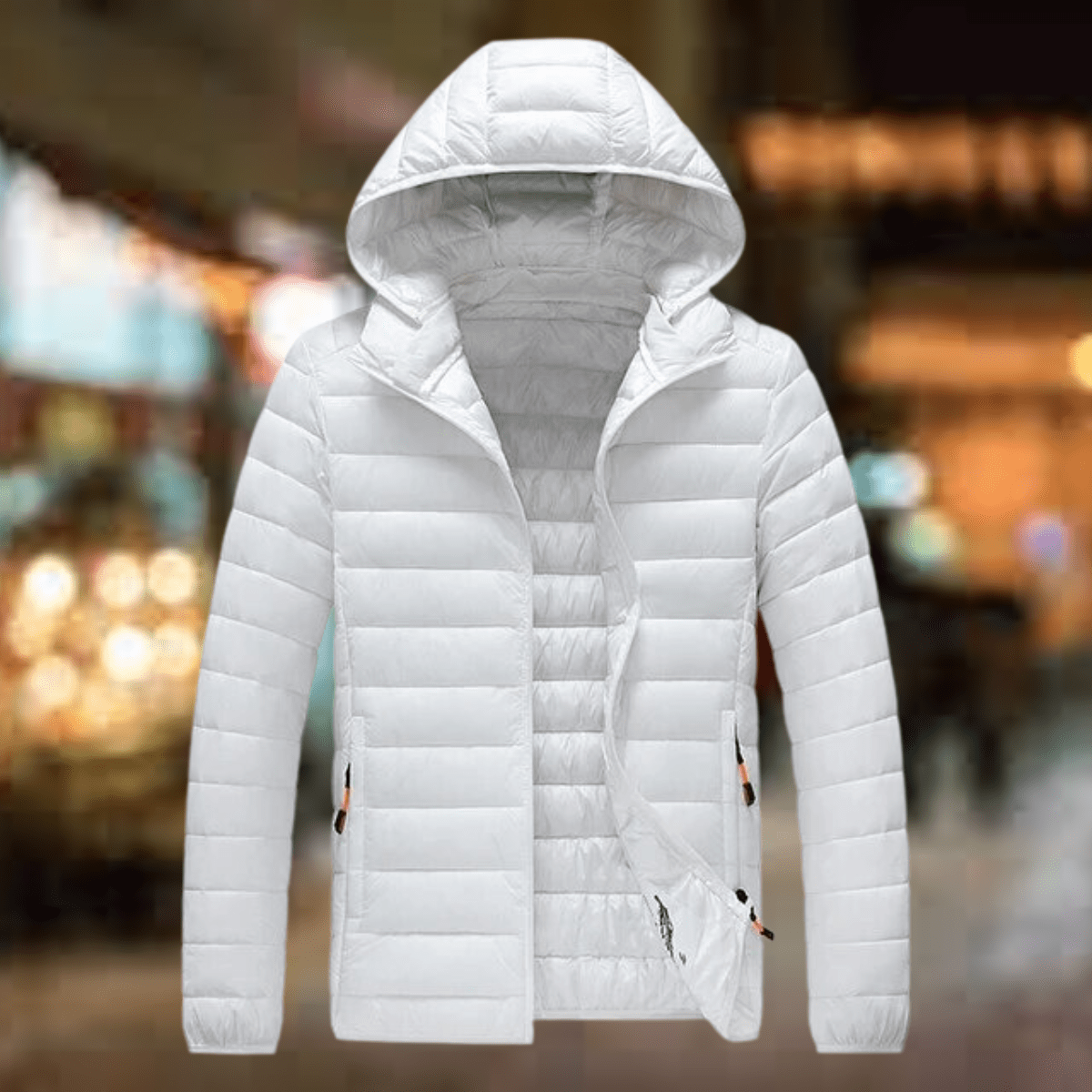 Liam Veste Matelassée Homme – Manteau Isolant avec Capuche et Coupe Relax