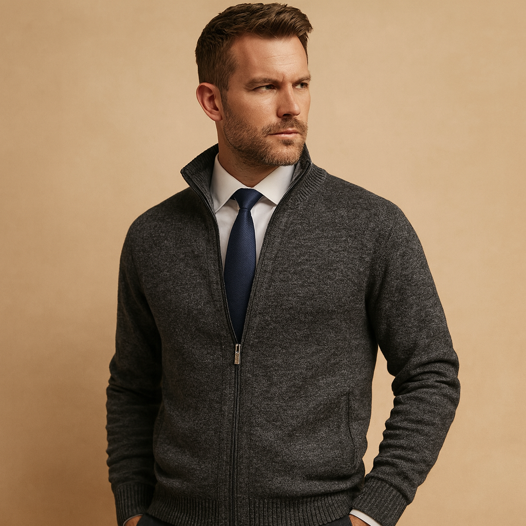 Luke Gilet Zippé Homme – Veste Chaude et Confortable au Design Intemporel