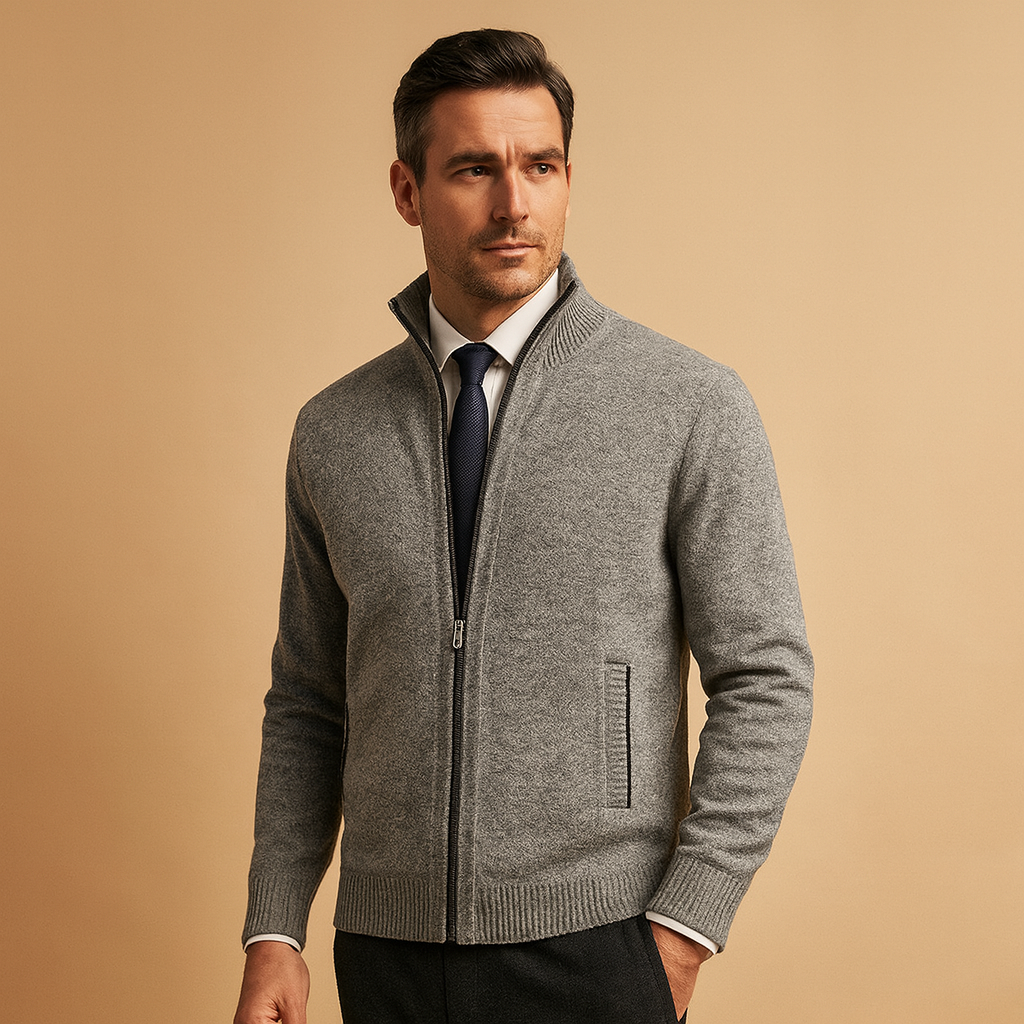 Luke Gilet Zippé Homme – Veste Chaude et Confortable au Design Intemporel