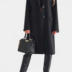 Vivienne - Manteau mi-long coupe ajustée