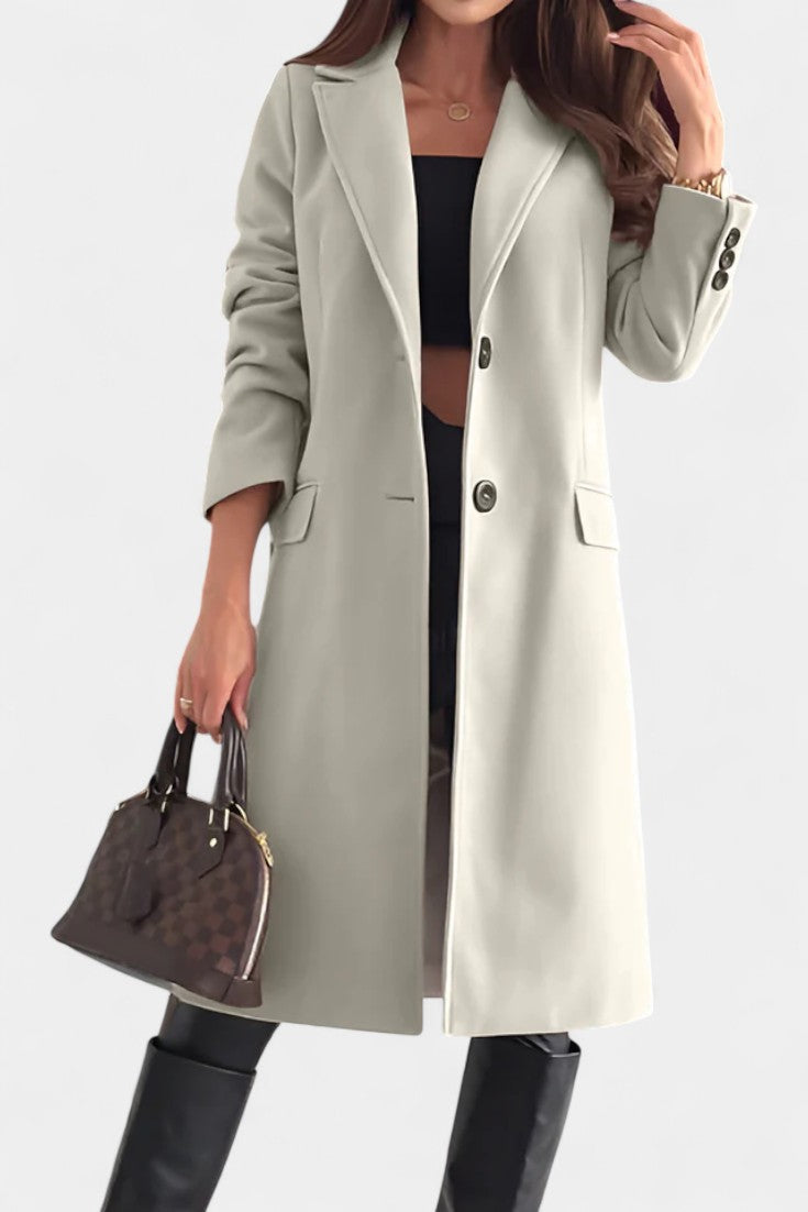 Vivienne - Manteau mi-long coupe ajustée