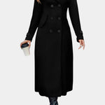 Philippine - Manteau long à double boutonnage et revers