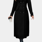 Philippine - Manteau long à double boutonnage et revers