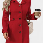 Renée - Manteau à ceinture coupe ajustée
