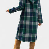 Odile - Veste à carreaux à capuche