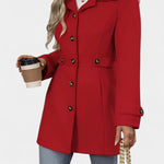 Renée - Manteau à ceinture coupe ajustée
