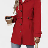 Renée - Manteau à ceinture coupe ajustée