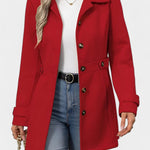 Renée - Manteau à ceinture coupe ajustée
