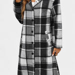 Odile - Veste à carreaux à capuche