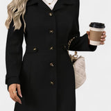 Renée - Manteau à ceinture coupe ajustée