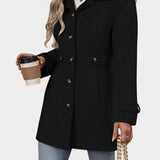 Renée - Manteau à ceinture coupe ajustée