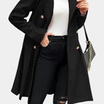 Aurélie - Manteau trapèze à double boutonnage