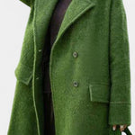 Cornélie - Manteau long oversize à double boutonnage