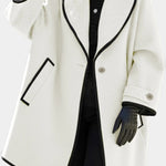 Maud - Manteau à grand col allure affirmée